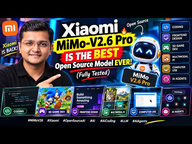 🔥 Xiaomi MiMo-V2.6 Pro IS THE BEST Open Source Model EVER! 🤯🚀 (Fully Tested)