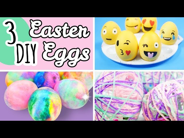 How To Decorate Easter Eggs | 3 Trendy Easter Crafts