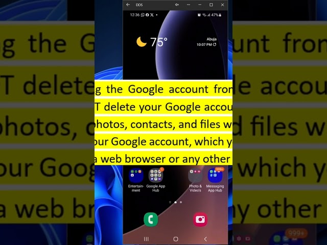 Remove Google Account from Any Android with Ease #tutorial #howto #googleaccount