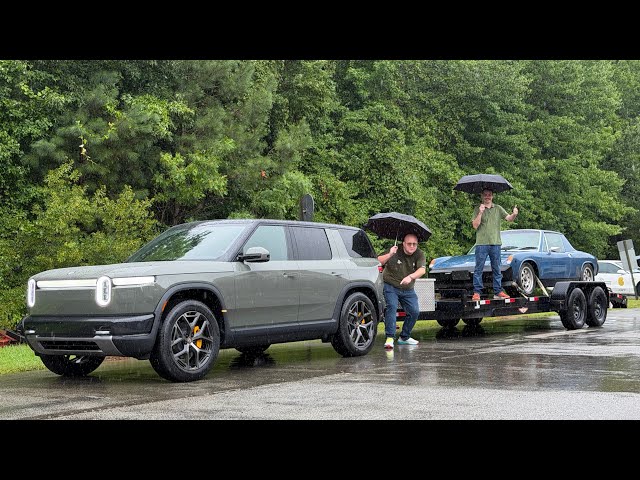 Rivian R2 First Tow! Maxing Out Payload & Trailer Weight