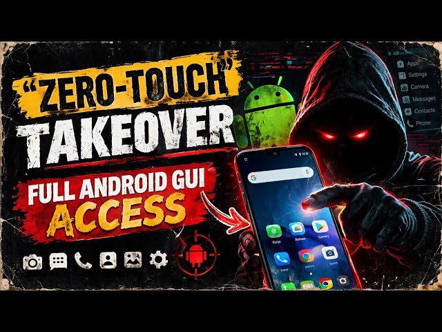 The "ZERO TOUCH" Takeover: Full Android GUI Access