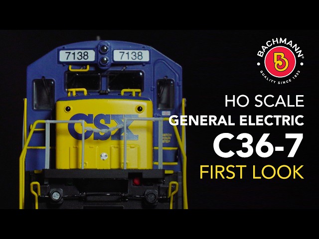 Bachmann HO Scale GE C36-7 - First Look
