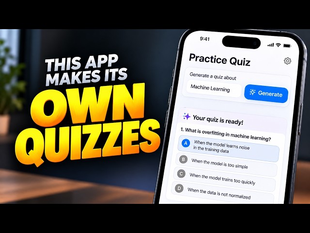 I Built an AI Quiz App with SwiftUI & Foundation Models