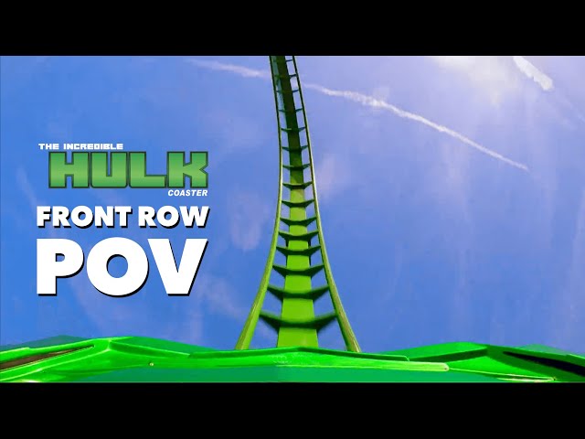 The Incredible Hulk Coaster | Official Ride POV