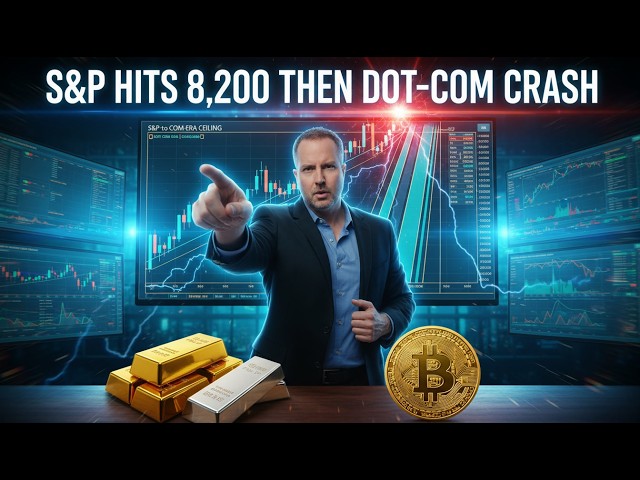 S&P Melt-Up To 8,200, Then A Dot-Com Crash? Gold, Silver, Bitcoin!
