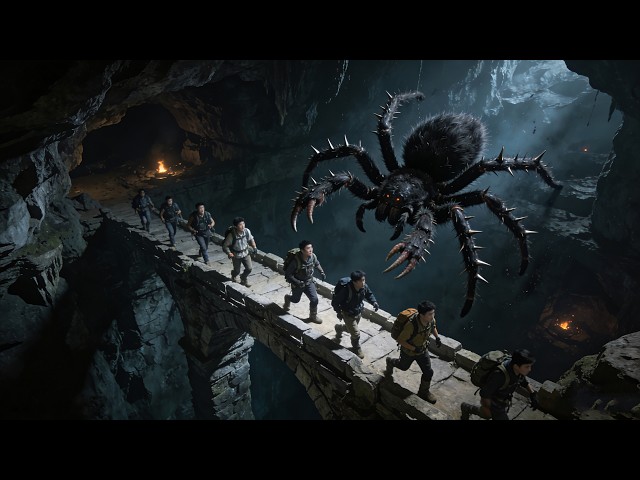 Best tomb raider movie:Expedition in ancient tomb attacked by giant spider,tomb hides amazing secret