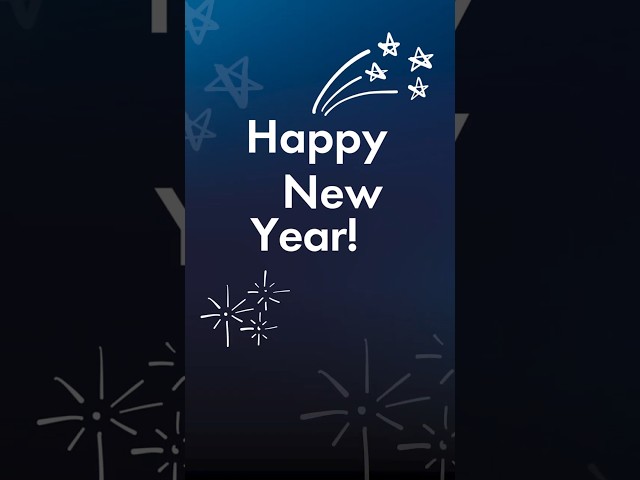 Have a great start to the new year! 🎉