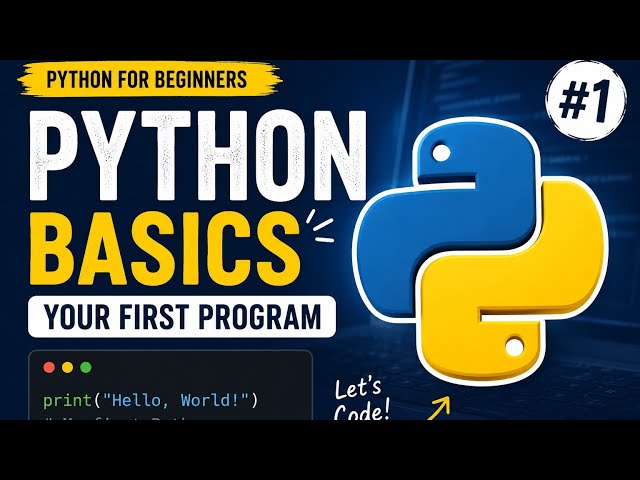 Python for Beginners | Your First Python Program |🐍#Python #pythonprogramming
