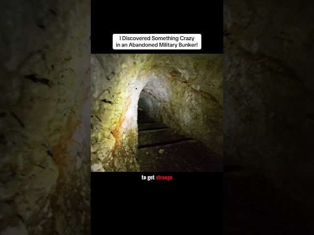 I discovered something creepy while exploring an abandoned bunker!  #exploring #adventure #abandoned
