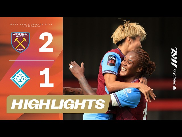 London Derby Drama | West Ham v London City Lionesses Highlights | Barclays WSL 26/27