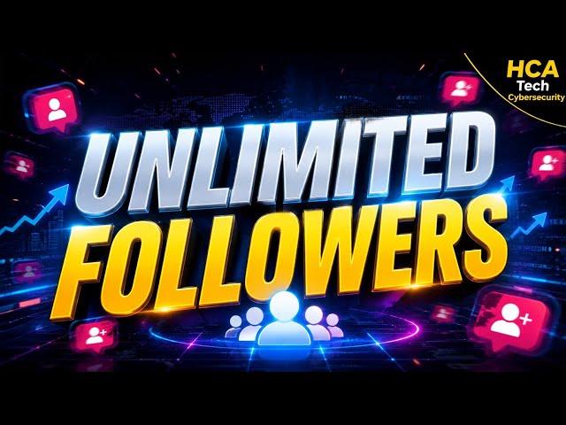 Unlimited Free Followers | Best Organic Growth Method | HCA Tech #hcatech#istagramfollowers#istagram