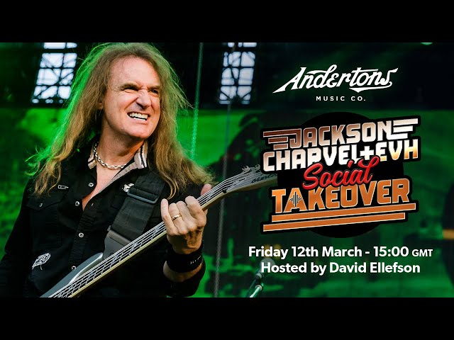 🤘 Jackson, Charvel & EVH Social Takeover! - Hosted by David Ellefson 🤘