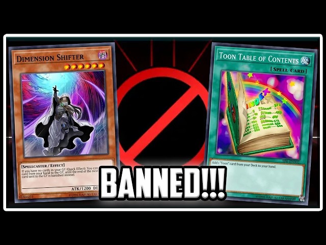Shifter, Toons, and More! New BAN LIST for the OCG!
