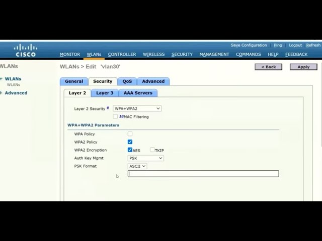 Creating a new SSID with PSK