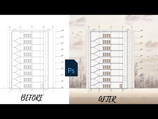 How to Render a section in Photoshop - Easy Step by Step Toturial For Beginners