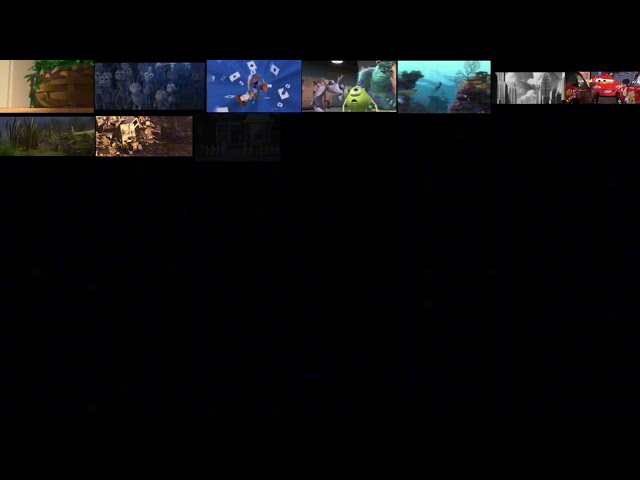 All Pixar at same time (1995 to 2009) [1990s, 2000s]