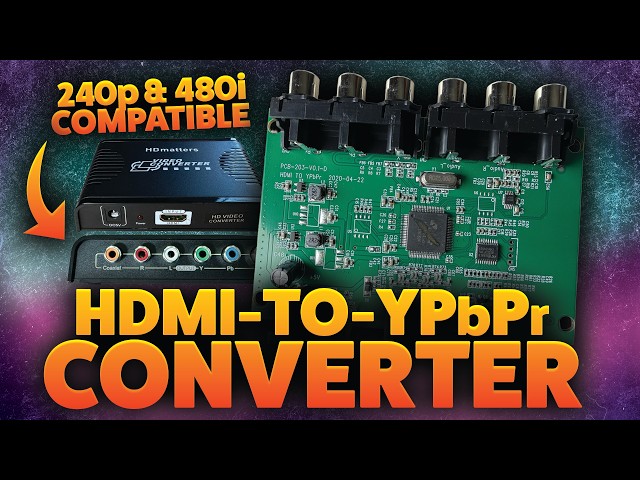 Cheap, Retro-Compatible HDMI to YPbPr DAC