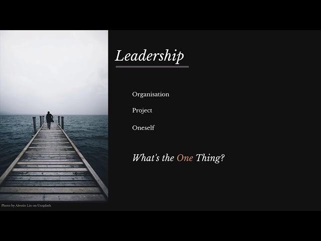 The One Thing - Book Review