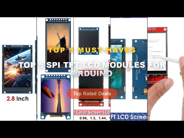 Amazing Top 5 SPI TFT LCD Modules For Arduino You Need To See - 2.4" SPI TFT LCD Display Touch Panel