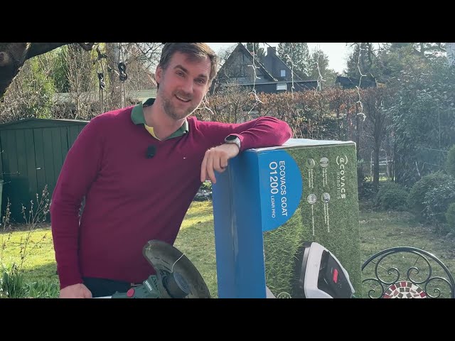 No more trimmer needed | ECOVACS GOAT G1-2000 (O1200) LiDAR PRO Robotic Lawnmower Review & Unboxing