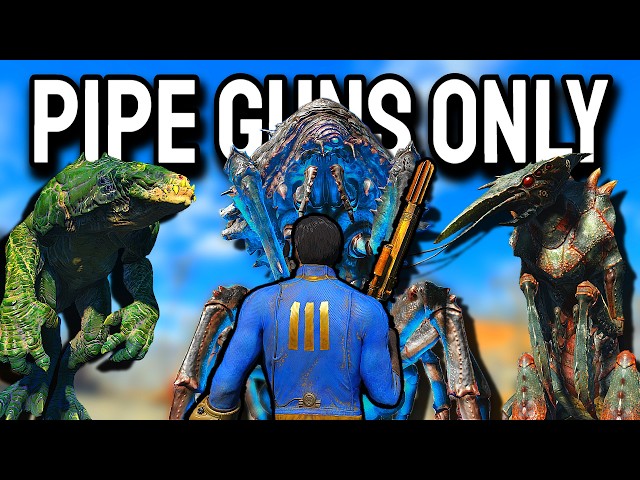 I Beat ALL Of Fallout 4's DLC With ONLY Pipe Weapons