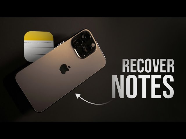 How to Recover Notes that Disappeared on iPhone (tutorial)