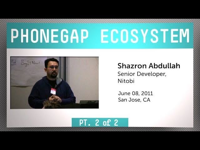 PhoneGap Ecosystem (part 2 of 2) - cross-platform app development in the cloud with PhoneGap Build