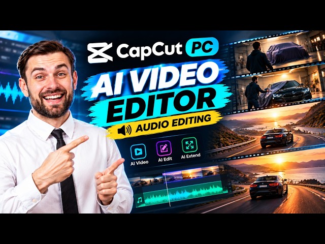 AI Video Editor: Finish a Cinematic Car Story with CapCut PC
