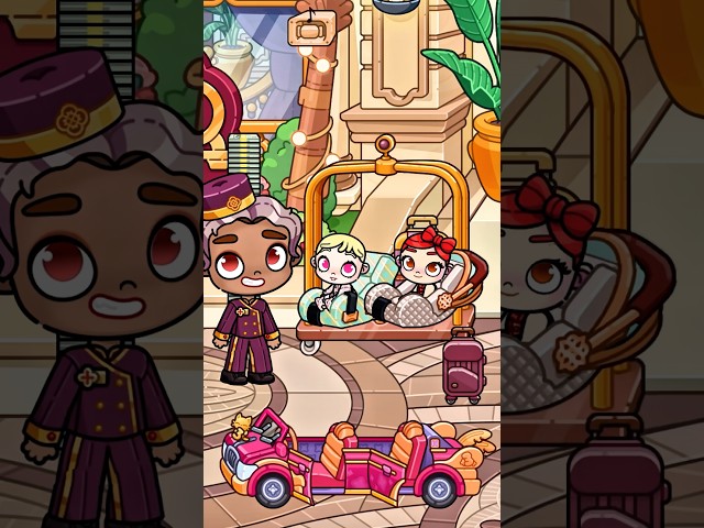 🛎️ BELLBOY, PLEASE TAKE US TOO! 😭#avatarworld #nina PAZU