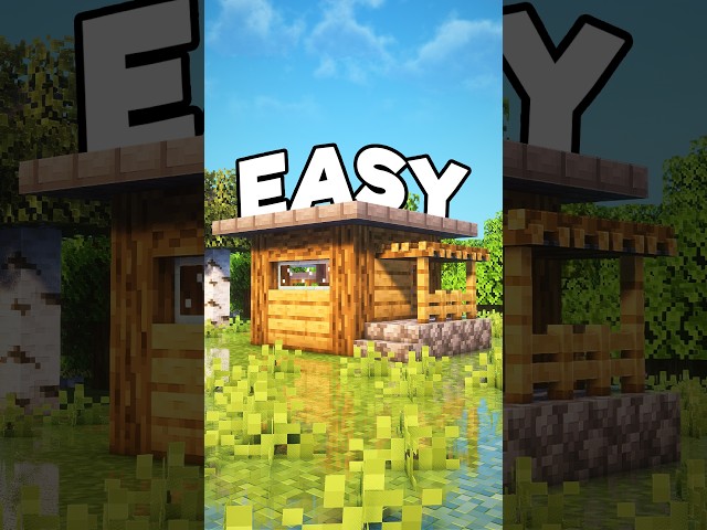 Minecraft Easy Starter House🏠 (Just the Two of Us) #minecraft #shorts