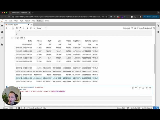 Use Polars and DuckDB to build a research database