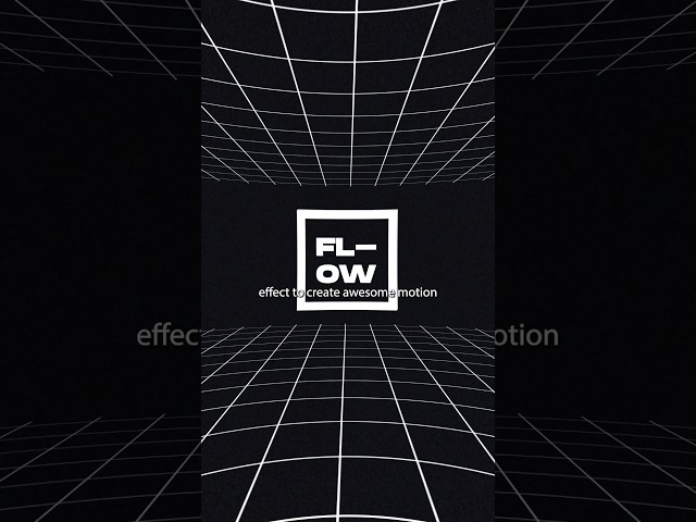 EASY 3D Grid Motion Graphic Technique in After Effects