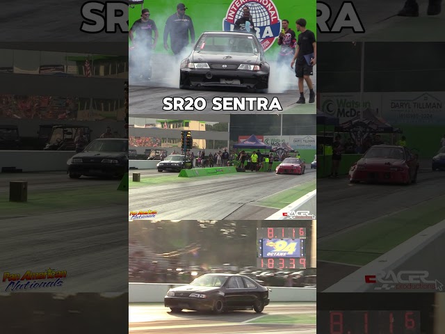 M.A.R Performance SR20 Sentra runs 8.11 @ 183mph #panamericannationals