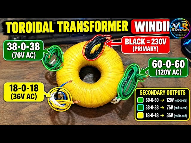How to make a Toroidal Transformer at Home| Complete Step-by-step