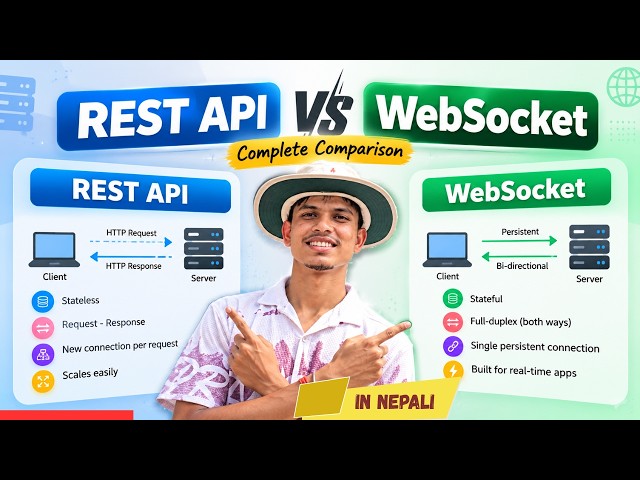 REST API vs WebSocket 🔥 | Complete Comparison Explained in Nepali | REST vs WebSocket