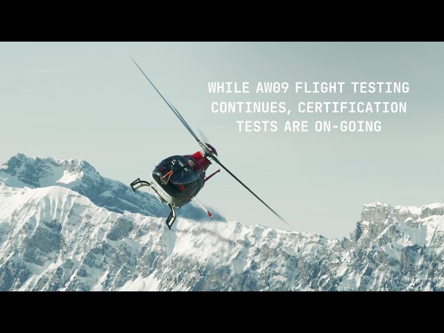 AW09 - Certification tests are on-going