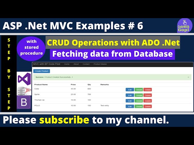 💡 Fetching Data from Database in ASP.NET MVC Using ADO.NET | With Stored Procedures Example
