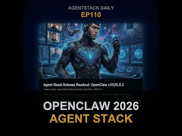 Folge 110: AgentStack Daily: Agent Stack Release-Überblick: OpenClaw v2026.8.2 | AgentStack Daily...