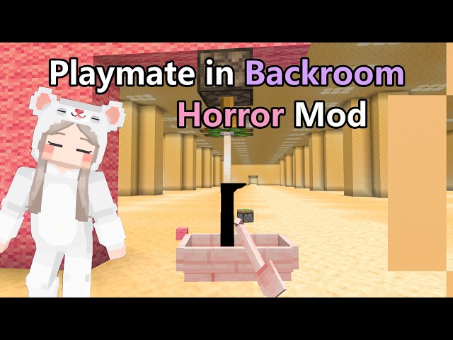 Playmate in backroom |Minecraft Horror Mod|