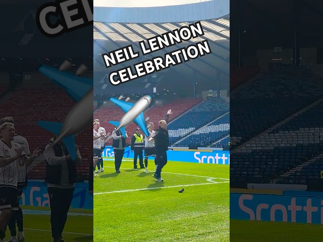 Neil Lennon Flying into the Cup Final! ✈️