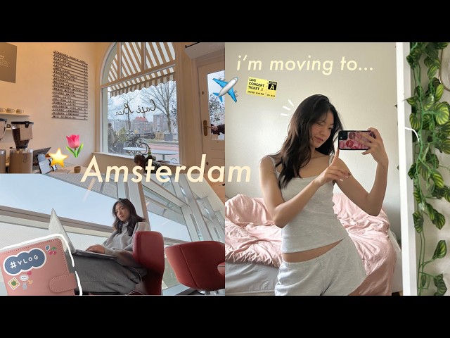 study abroad move in vlog ✈️🌷🌟 | euro diaries ep 1