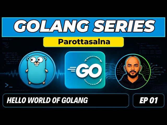 Learn Go from Scratch | Ep 1 | Need of Golang + Hello World in Go