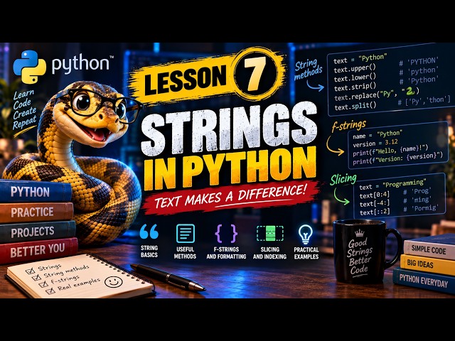 Lesson 7: Strings in Depth | Python for Beginners