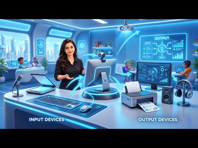 Computer Input & Output Devices Explained Simply.