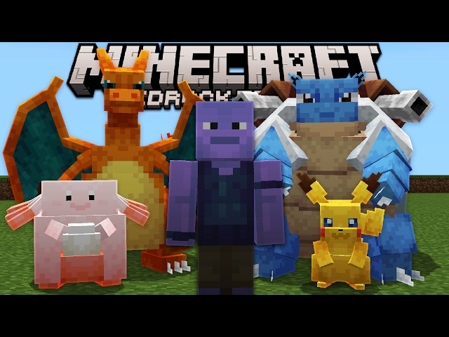 I Played Minecraft Bedrock's Pokemon Mod