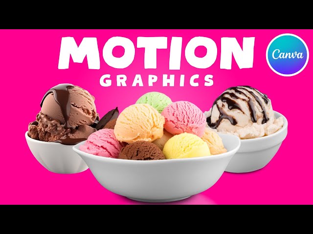 Motion Graphics Tutorial in Canva - Animation Promo Video