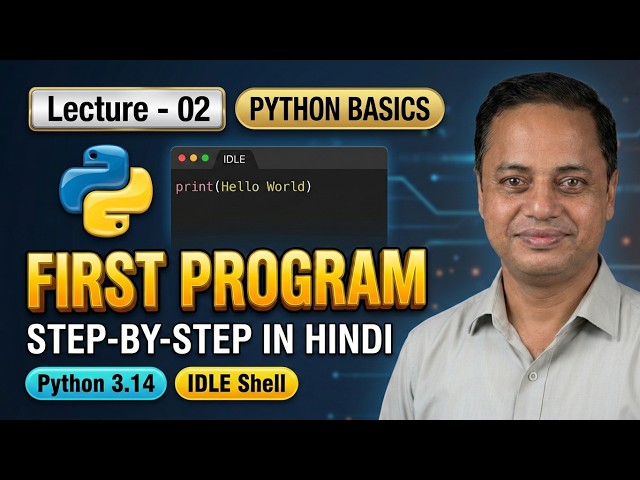 "Python for Beginners: Step-by-Step Installation & First Program Tutorial"