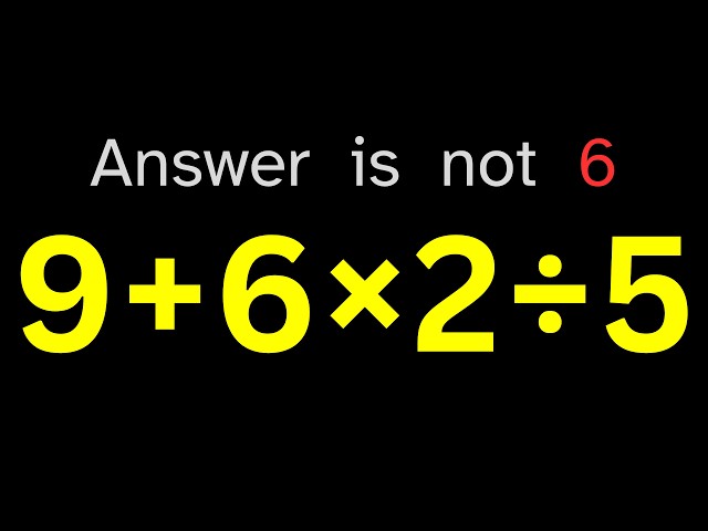 Only 1 in 5 Can Solve This Math Problem!