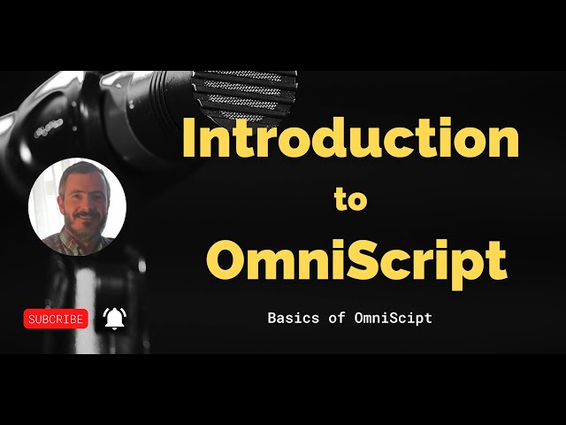 Introduction to OmniStudio Omniscript Basic [EP - 4]