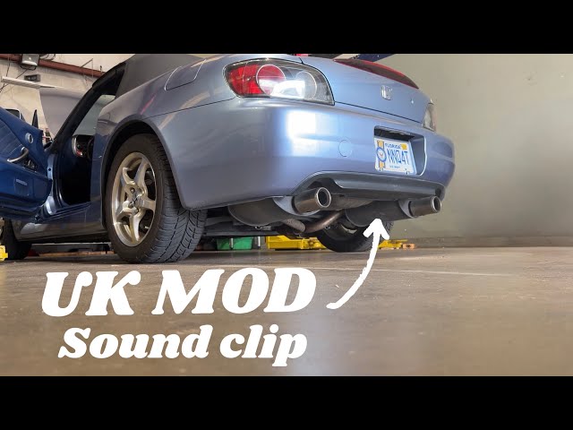 S2000  - UK Mod Before and After Sound Clips 